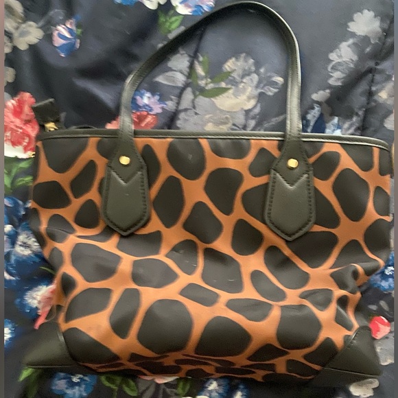 MICHAEL KORS Eva Zip Tote Giraffe Animal Print - Picture 2 of 3